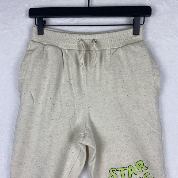 Star Wars Jogger Pants Boys Large Beige Pockets Sweatpants Casual Outdoors Kids - Picture 3 of 11